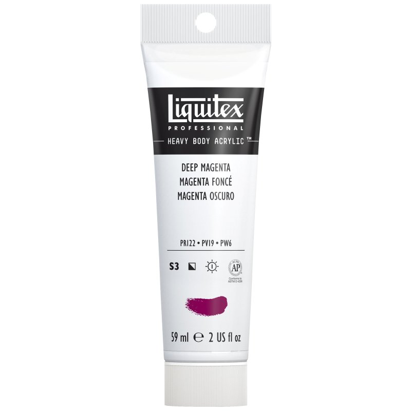 Winsor & Newton Liquitex Heavy Body Acrylic Paint 59ml - 300 Deep Magenta Winsor & Newton Liquitex Heavy Body Acrylic Paint 59ml - 300 Deep Magenta