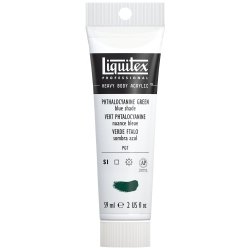 Winsor & Newton Liquitex Heavy Body Acrylic Paint 59ml - 317 Phthalocyanine Green Blue Shade