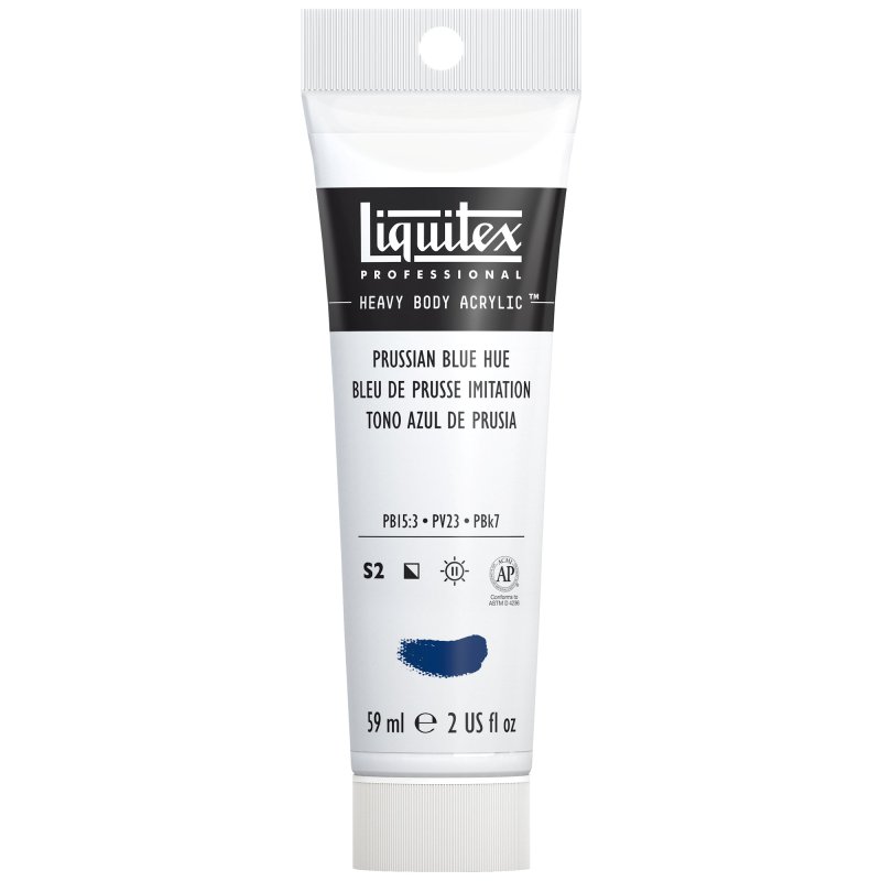 Winsor & Newton Liquitex Heavy Body Acrylic Paint 59ml - 320 Prussian Blue Hue Winsor & Newton Liquitex Heavy Body Acrylic Paint 59ml - 320 Prussian Blue Hue