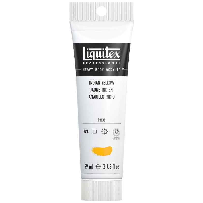 Winsor & Newton Liquitex Heavy Body Acrylic Paint 59ml - 324 Indian Yellow Winsor & Newton Liquitex Heavy Body Acrylic Paint 59ml - 324 Indian Yellow