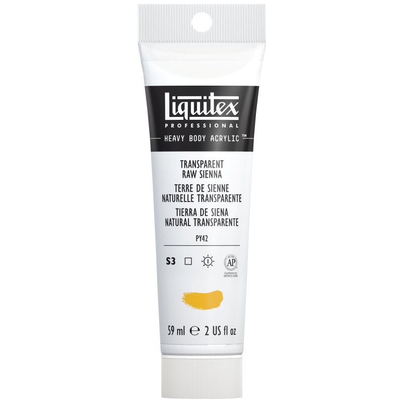 Winsor & Newton Liquitex Heavy Body Acrylic Paint 59ml - 332 Transparent Raw Sienna Winsor & Newton Liquitex Heavy Body Acrylic Paint 59ml - 332 Transparent Raw Sienna