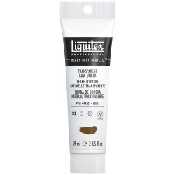 Winsor & Newton Liquitex Heavy Body Acrylic Paint 59ml - 333 Transparent Raw Umber