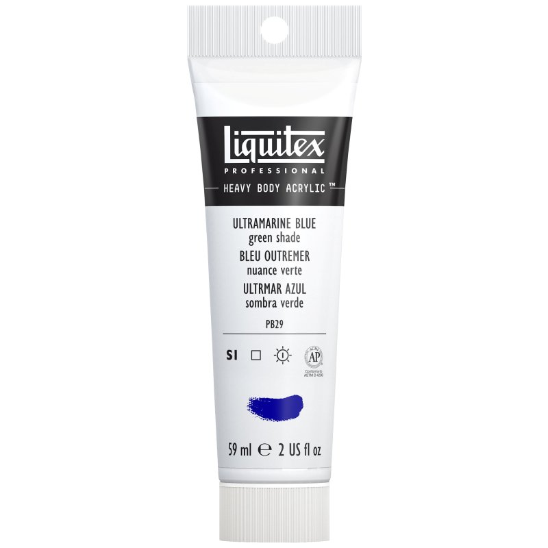 Winsor & Newton Liquitex Heavy Body Acrylic Paint 59ml - 380 Ultramarine Blue Green Shade Winsor & Newton Liquitex Heavy Body Acrylic Paint 59ml - 380 Ultramarine Blue Green Shade