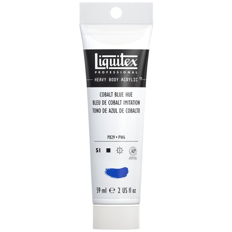 Winsor & Newton Liquitex Heavy Body Acrylic Paint 59ml - 381 Cobalt Blue Hue Winsor & Newton Liquitex Heavy Body Acrylic Paint 59ml - 381 Cobalt Blue Hue