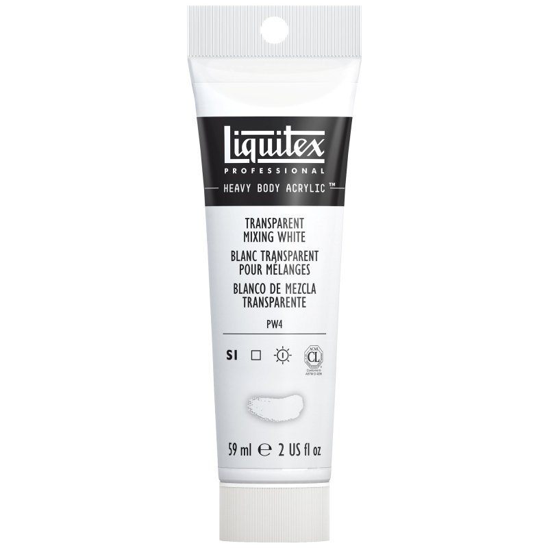 Winsor & Newton Liquitex Heavy Body Acrylic Paint 59ml - 430 Transparent Mixing White Winsor & Newton Liquitex Heavy Body Acrylic Paint 59ml - 430 Transparent Mixing White