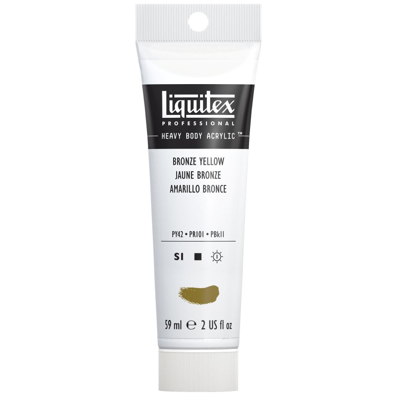 Winsor & Newton Liquitex Heavy Body Acrylic Paint 59ml - 530 Bronze Yellow Winsor & Newton Liquitex Heavy Body Acrylic Paint 59ml - 530 Bronze Yellow