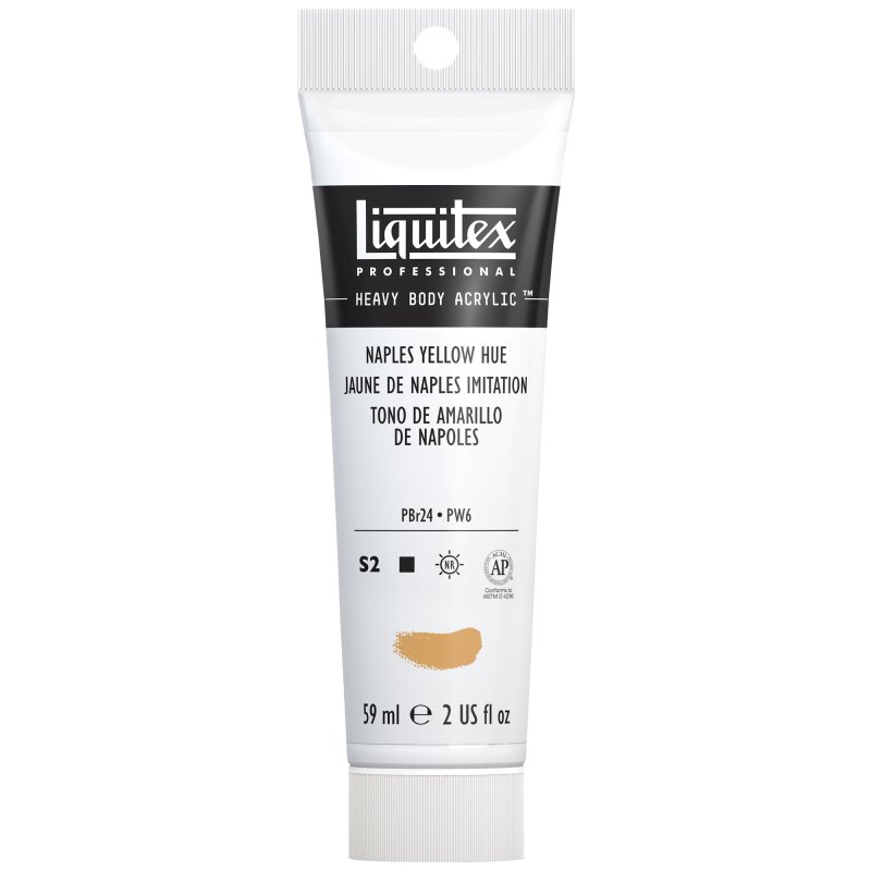 Winsor & Newton Liquitex Heavy Body Acrylic Paint 59ml - 601 Naples Yellow Hue Winsor & Newton Liquitex Heavy Body Acrylic Paint 59ml - 601 Naples Yellow Hue