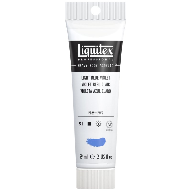 Winsor & Newton Liquitex Heavy Body Acrylic Paint 59ml - 680 Light Blue Violet Winsor & Newton Liquitex Heavy Body Acrylic Paint 59ml - 680 Light Blue Violet