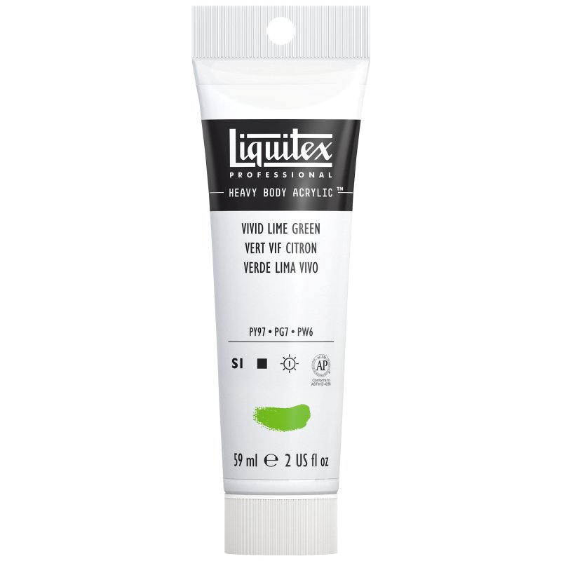 Winsor & Newton Liquitex Heavy Body Acrylic Paint 59ml - 740 Vivid Lime Green Winsor & Newton Liquitex Heavy Body Acrylic Paint 59ml - 740 Vivid Lime Green