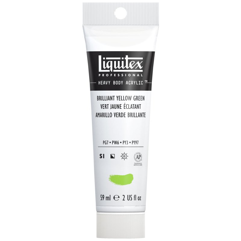 Winsor & Newton Liquitex Heavy Body Acrylic Paint 59ml - 840 Brilliant Yellow Green Winsor & Newton Liquitex Heavy Body Acrylic Paint 59ml - 840 Brilliant Yellow Green