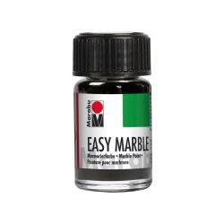 Marabu Easy Marble Marbling Paint - Silver 082