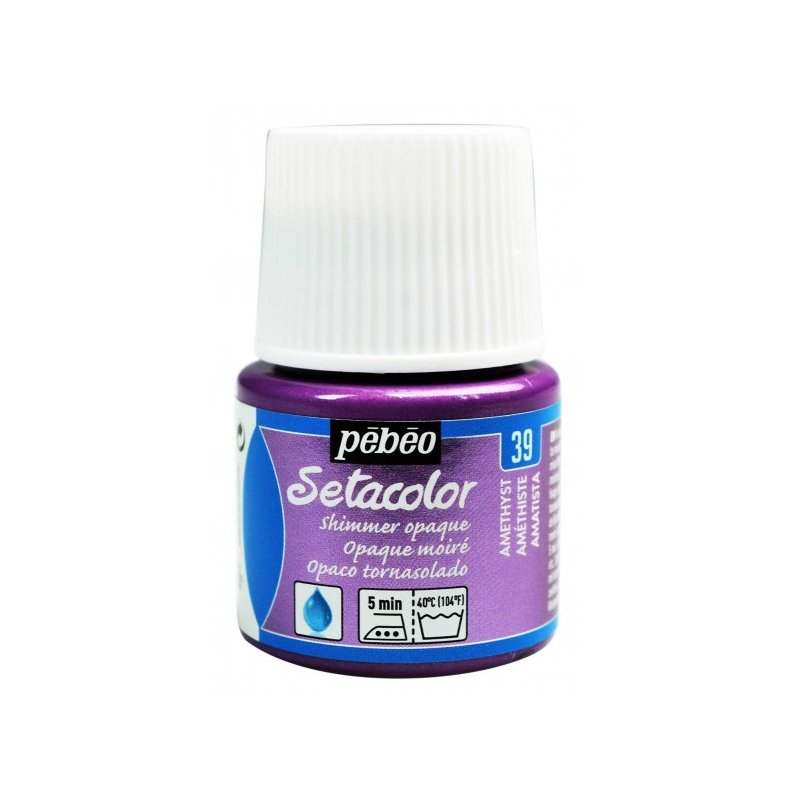 Pebeo Setacolor Opaque Shimmer Fabric Paint 45ml