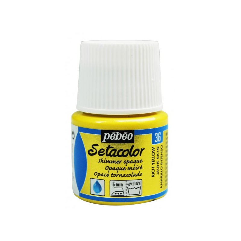 Pebeo Setacolor Opaque Shimmer Fabric Paint 45ml