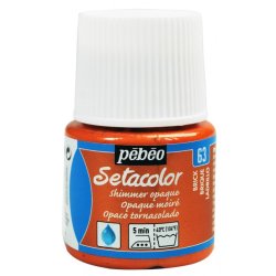 Pebeo Setacolor Opaque Shimmer Fabric Paint 45ml