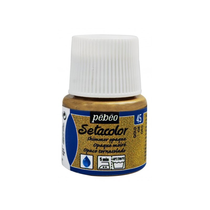 Pebeo Setacolor Opaque Shimmer Fabric Paint 45ml