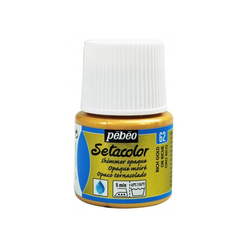 Pebeo Setacolor Opaque Shimmer Fabric Paint 45ml