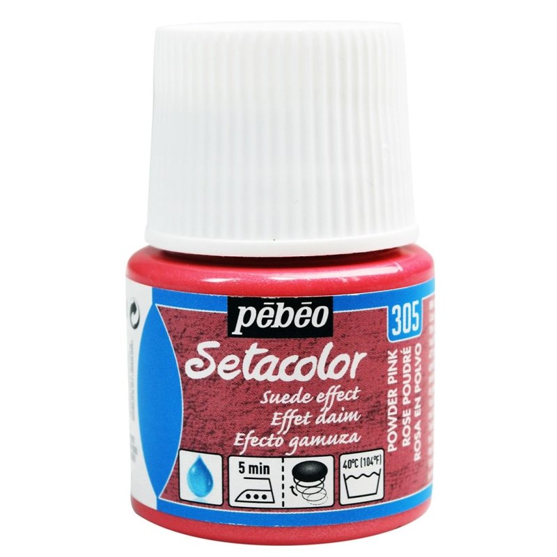 Pebeo Setacolor Opaque Suede Effect Fabric Paint 45ml