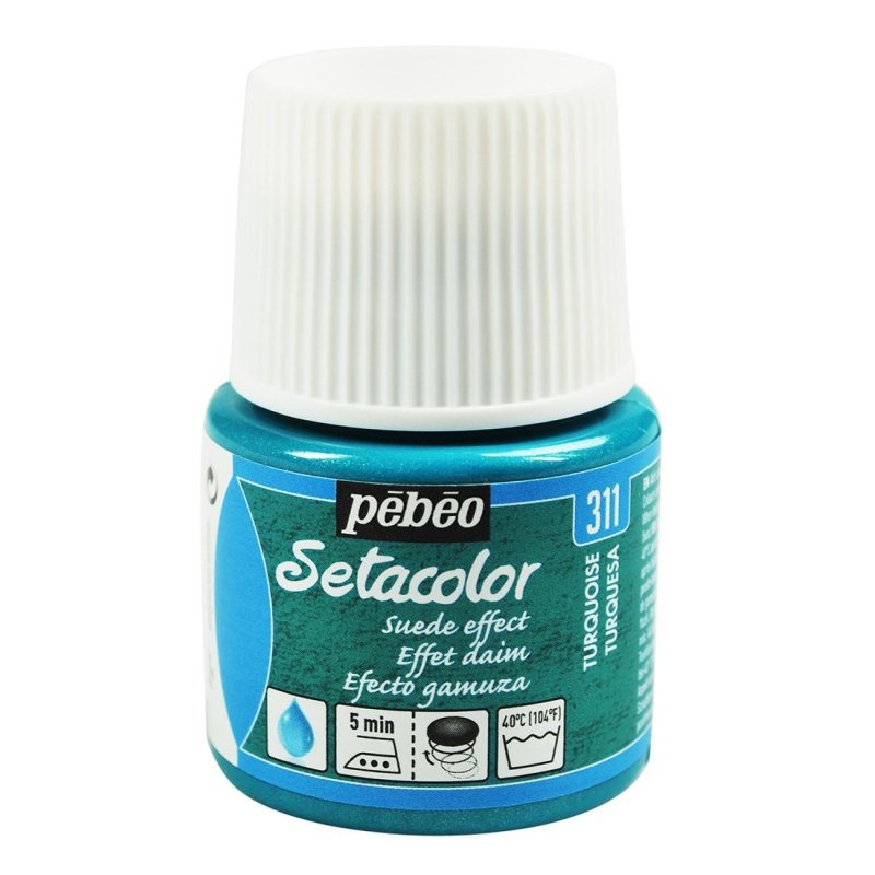 Pebeo Setacolor Opaque Suede Effect Fabric Paint 45ml