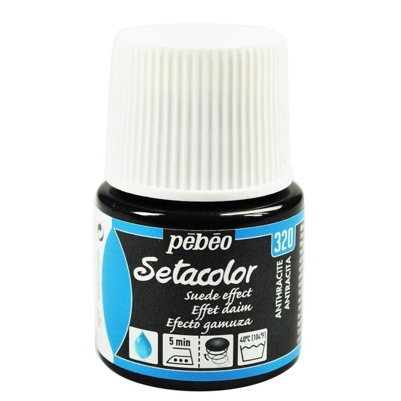 Pebeo Setacolor Opaque Suede Effect Fabric Paint 45ml