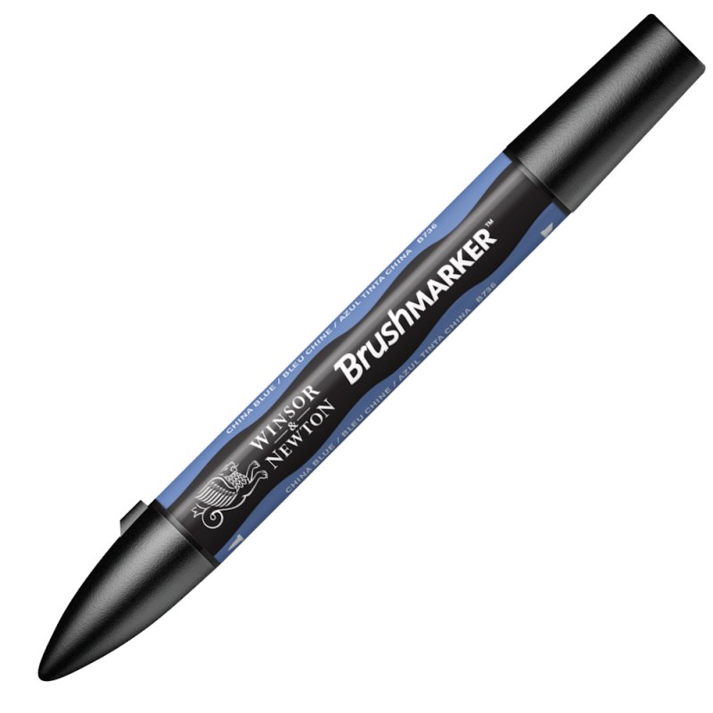 Winsor & Newton Brushmarker Pen - China Blue