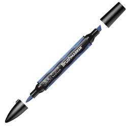 Winsor & Newton Brushmarker Pen - China Blue