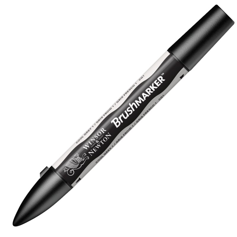 Winsor & Newton Brushmarker Pen - Cool Grey 1 Winsor & Newton Brushmarker Pen - Cool Grey 1