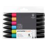 Winsor & Newton ProMarker Brush 6 Mid Tones Set