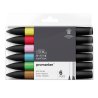 Winsor & Newton ProMarker 6 Piece Mid Tones Set