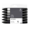 Winsor & Newton Promarker 6 Piece Neutral Tones Set