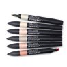 Winsor & Newton Promarker 6 Piece Skin Tones Set