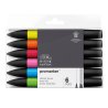 Winsor & Newton Promarker 6 Piece Vibrant Tones Set