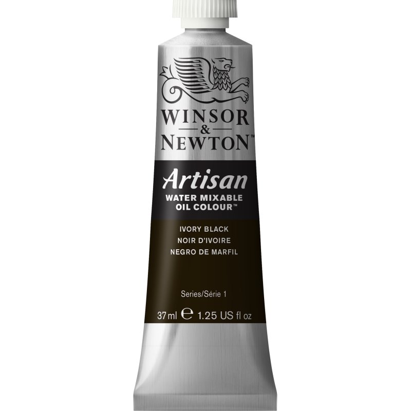 Winsor & Newton Artisan Oil Colour 37ml tube - Ivory Black