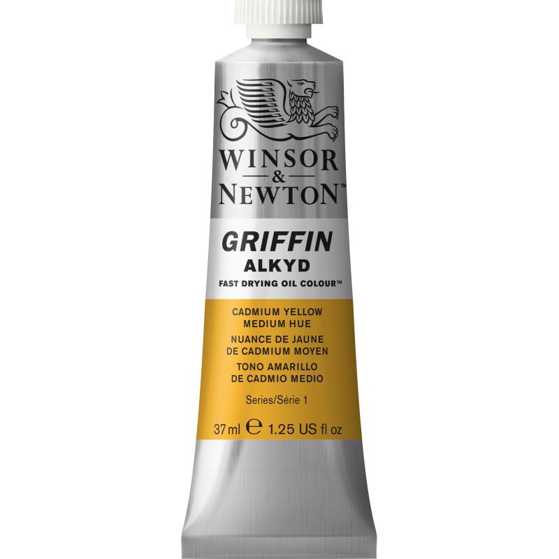 Winsor & Newton Griffin Alkyd Oil Colour Paint 37ml - Cadmium Yellow Med