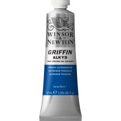Winsor & Newton Griffin Alkyd Oil Colour Paint 37ml - French Ultramarine