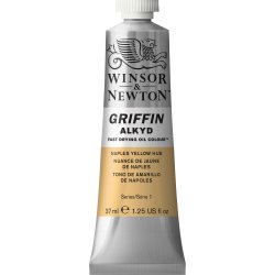 Winsor & Newton Griffin Alkyd Oil Colour Paint 37ml - Naples Yellow Hue