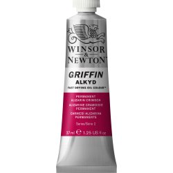 Winsor & Newton Griffin Alkyd Oil Colour Paint 37ml - Permanent Alizarin Crimson