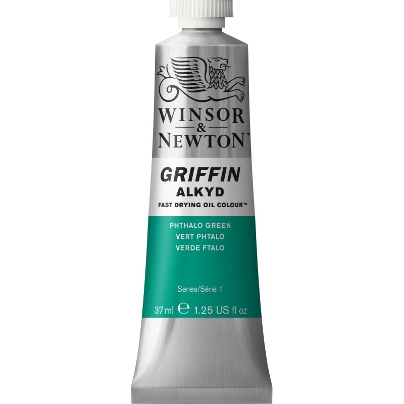Winsor & Newton Griffin Alkyd Oil Colour Paint 37ml - Phthalo Green