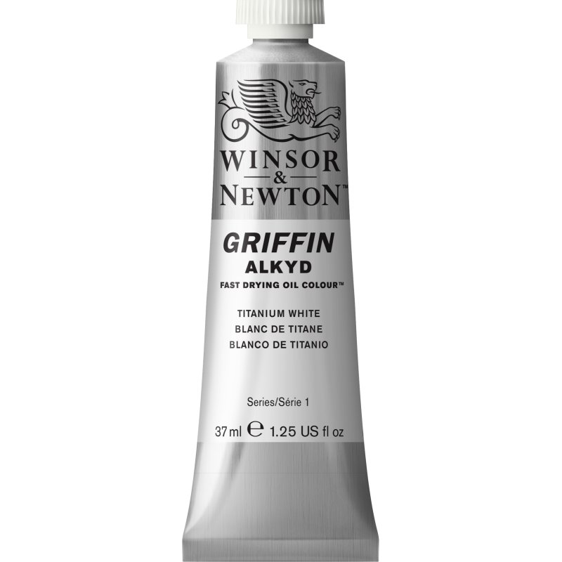Winsor & Newton Griffin Alkyd Oil Colour Paint 37ml - Titanium White Winsor & Newton Griffin Alkyd Oil Colour Paint 37ml - Titanium White