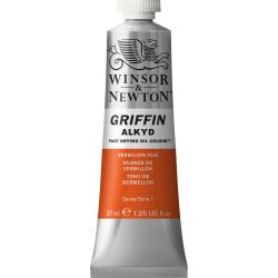 Winsor & Newton Griffin Alkyd Oil Colour Paint 37ml - Vermilion Hue