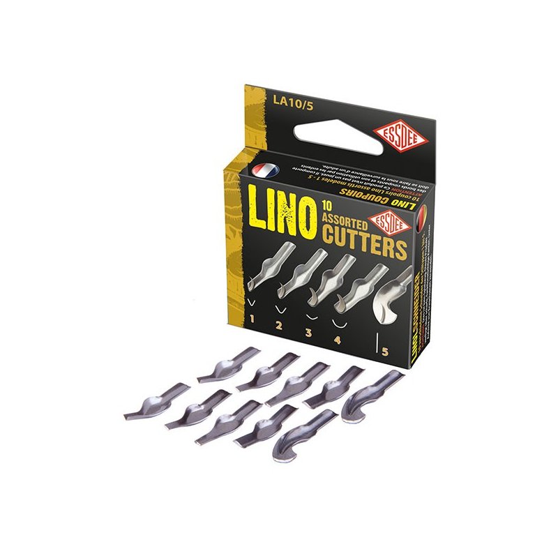 Essdee 10 Lino Cutters Assorted (styles 1 – 5)