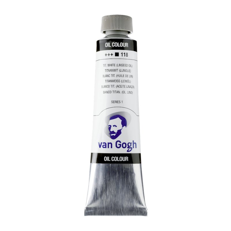 Van Gogh Oil Color 40ml tube - Titanium White-Linseed