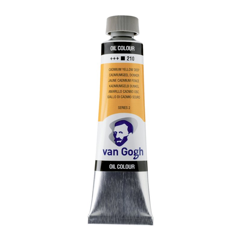 Van Gogh Oil Color 40ml tube - Cadmium Yellow Deep