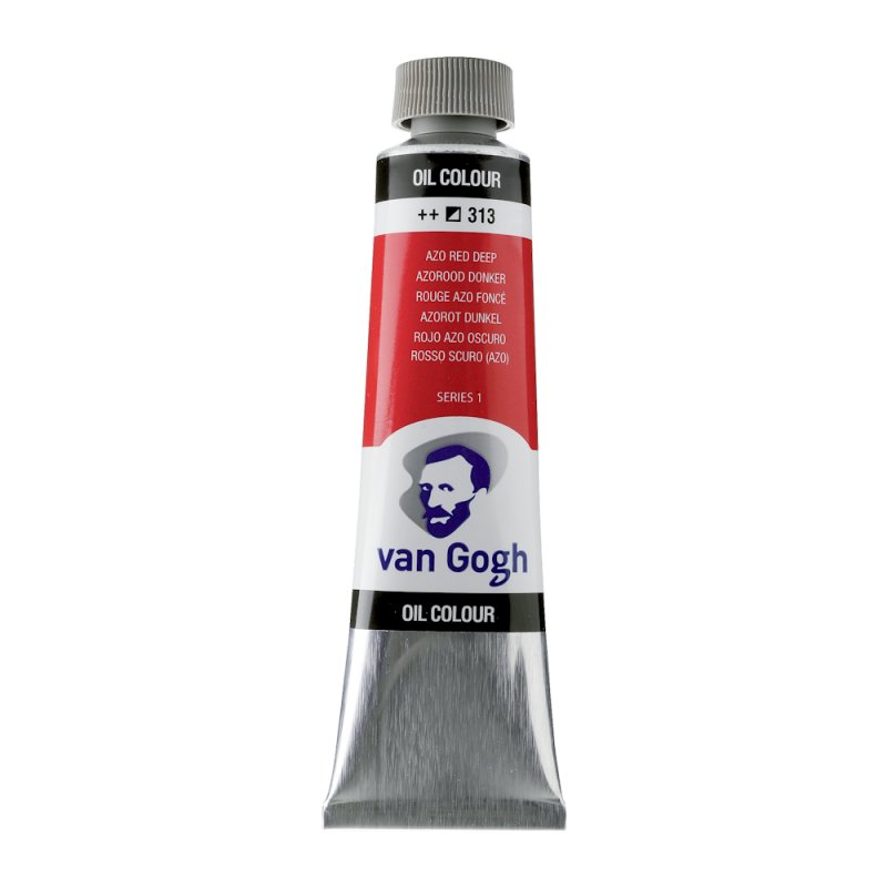 Van Gogh Oil Color 40ml tube - Azo Red Deep