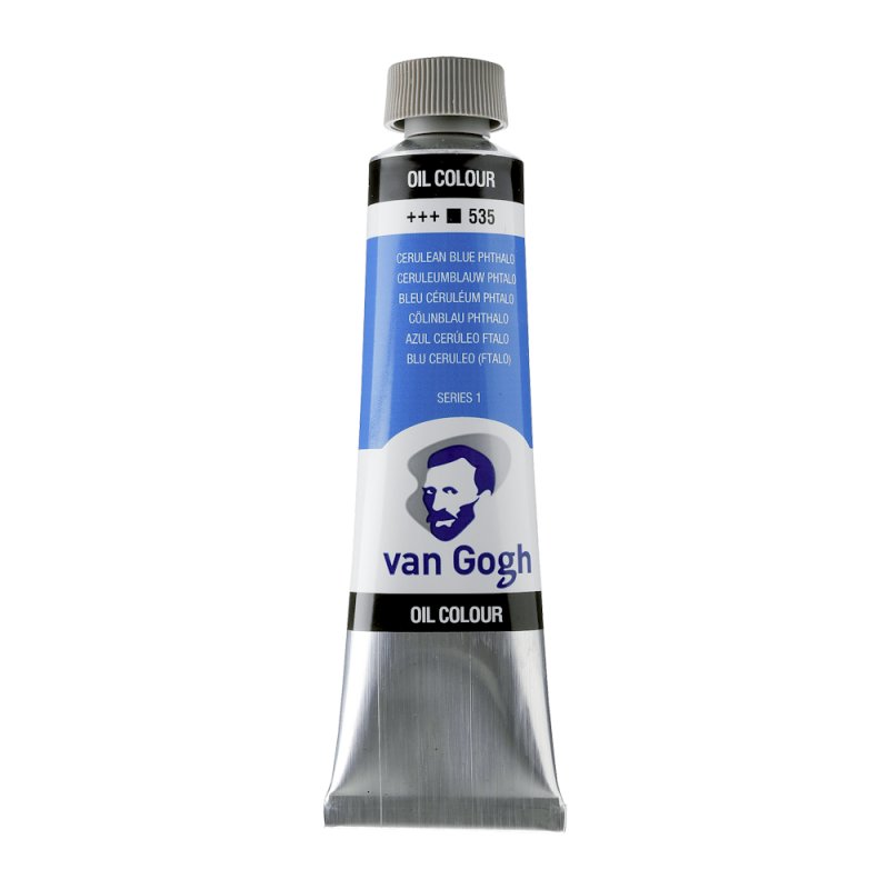 Van Gogh Oil Color 40ml tube - Cerulean Blue (Phthalo) Van Gogh Oil Color 40ml tube - Cerulean Blue (Phthalo)