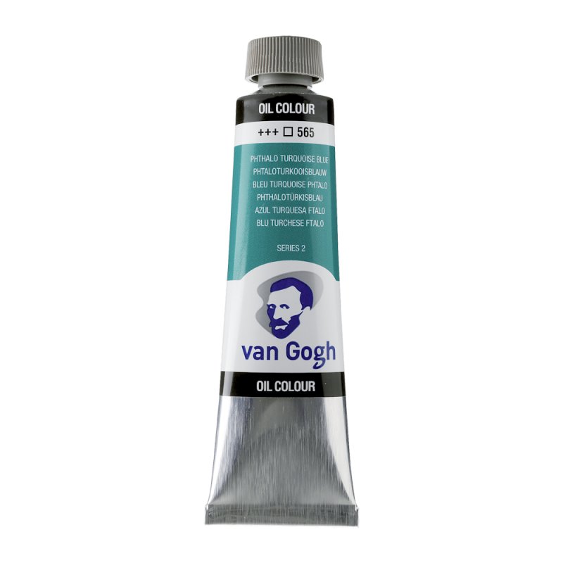 Van Gogh Oil Color 40ml tube - Phthalo Turquoise Blue Van Gogh Oil Color 40ml tube - Phthalo Turquoise Blue