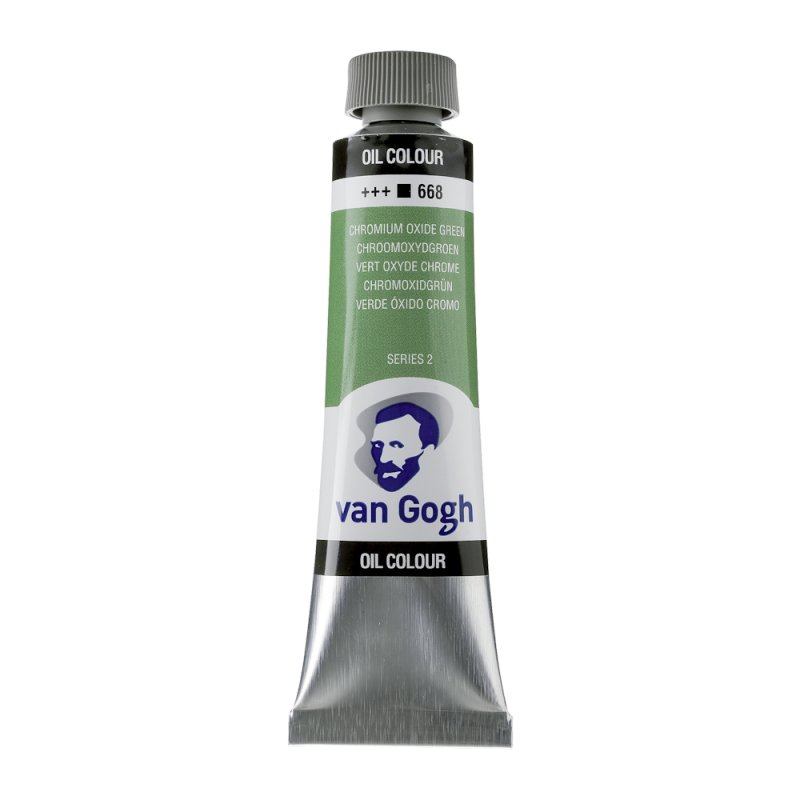 Van Gogh Oil Color 40ml tube - Chromium Oxide Green