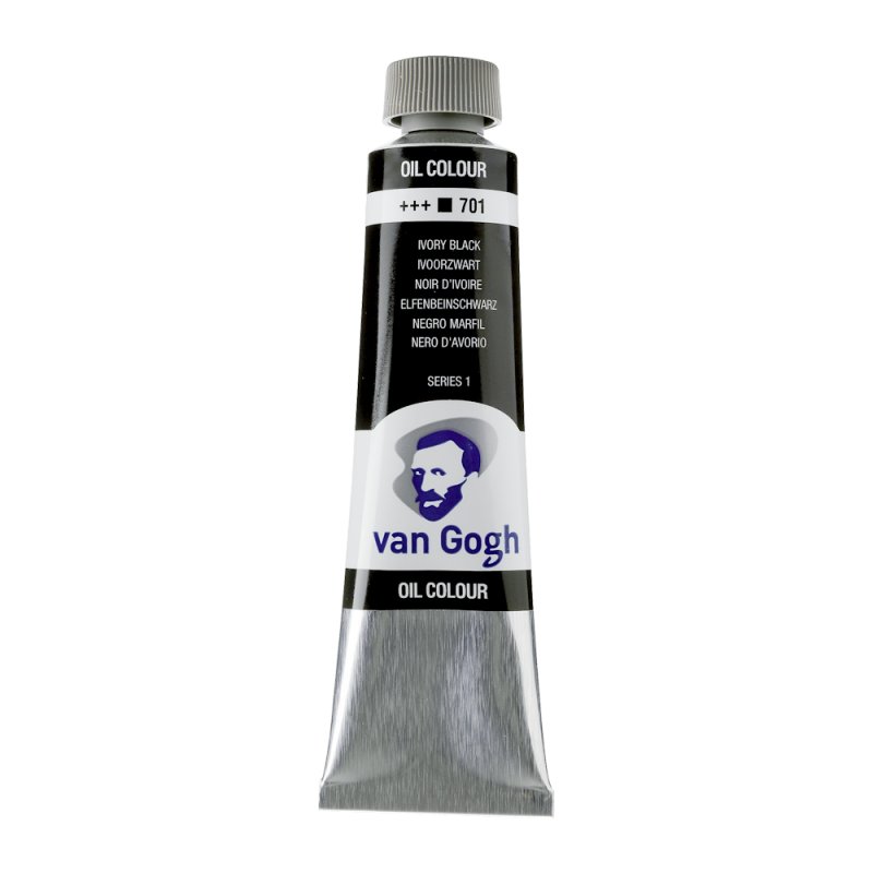 Van Gogh Oil Color 40ml tube - Ivory Black