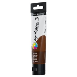 Daler Rowney System 3 Acrylic 59ml - Burnt Umber