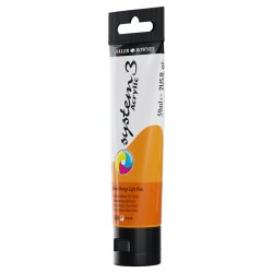 Daler Rowney System 3 Acrylic 59ml - Cadmium Orange Light Hue