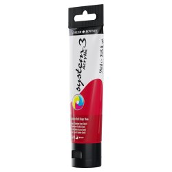 Daler Rowney System 3 Acrylic 59ml - Cadmium Red Deep Hue